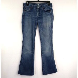 7 For All Mankind Jeans Womens 26 Bootcut Jeans Dark‎ Wash Denim Classic Style
